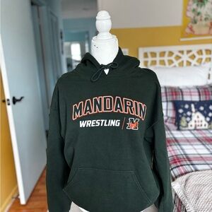 Wrestling Dark Green Hoodie